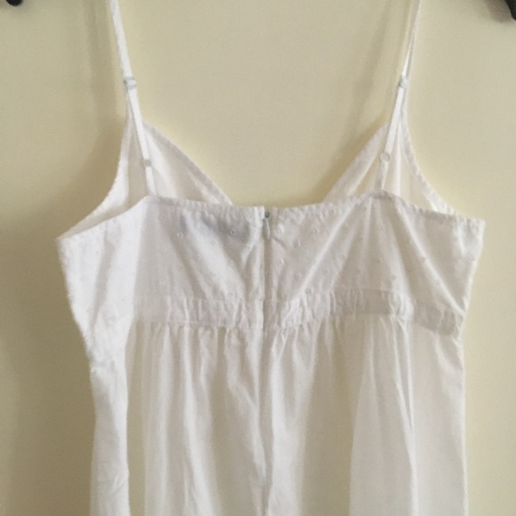 La Redoute Creation White Cotton Slip Dress Size 8 - Picture 5 of 12